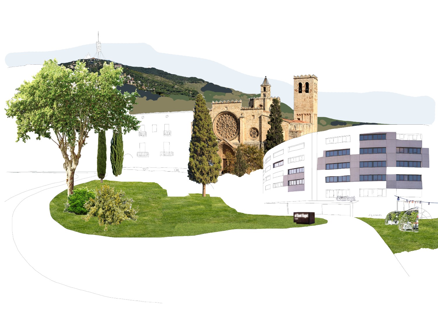 Hotel Sant Cugat in Sant Cugat del Vallès, Spain